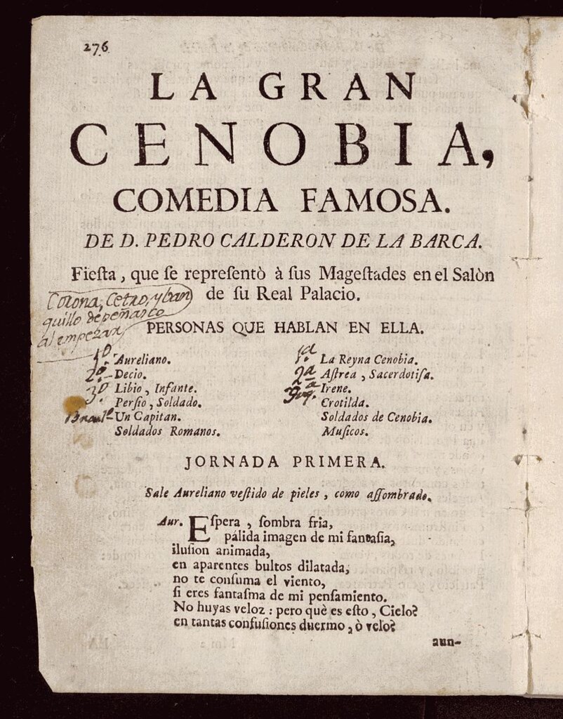 Miniatura de La gran Cenobia