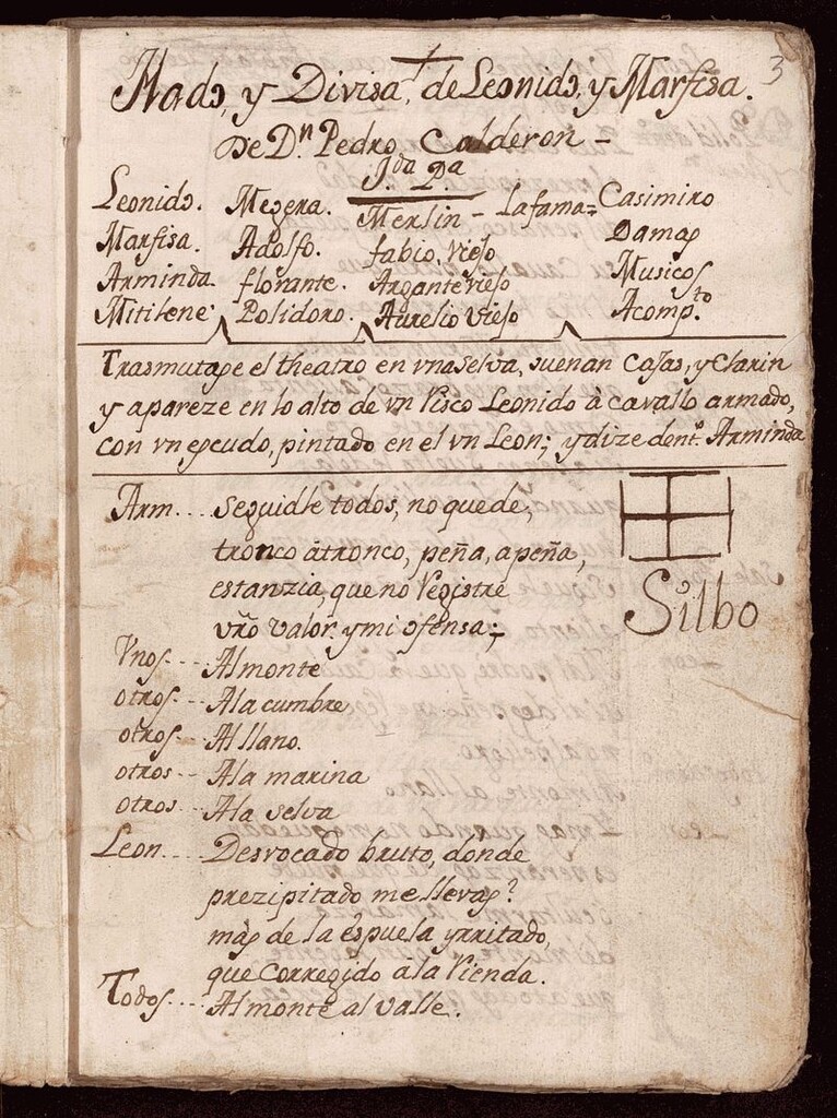 Miniatura de Hado y divisa de Leónido y Marfisa