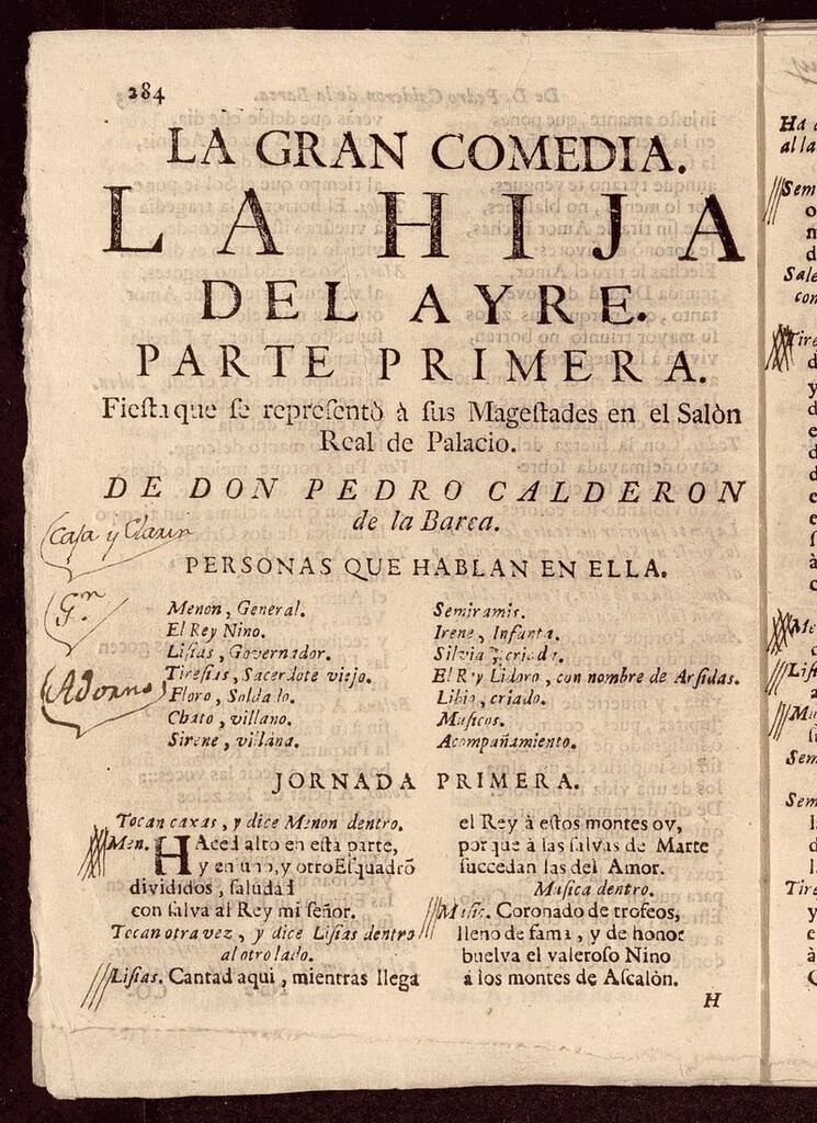 Miniatura de La hija del aire. Primera parte.