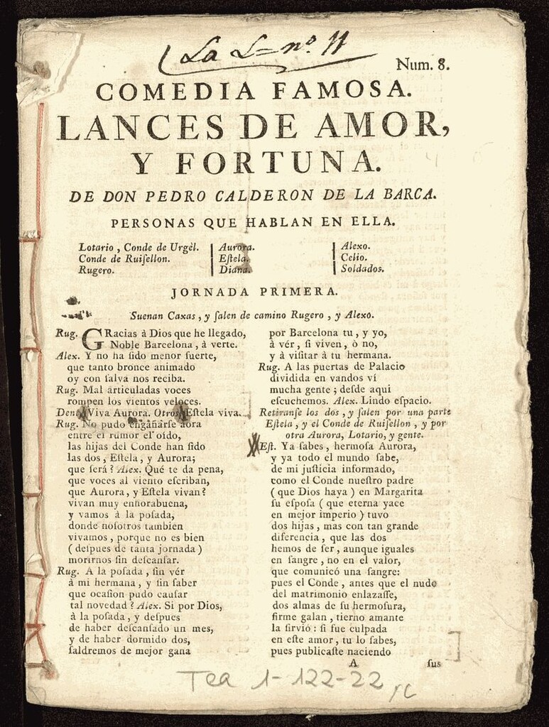 Miniatura de Lances de amor y fortuna