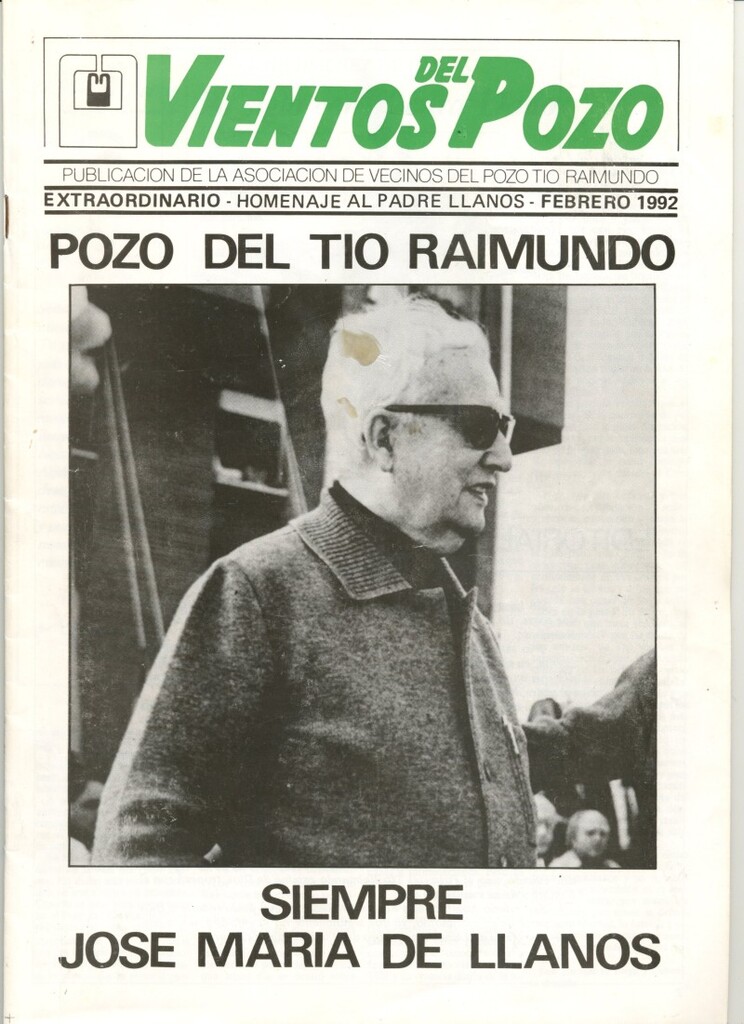 Miniatura de Revista Vientos del Pozo: número extraordinario homenaje al Padre Llanos