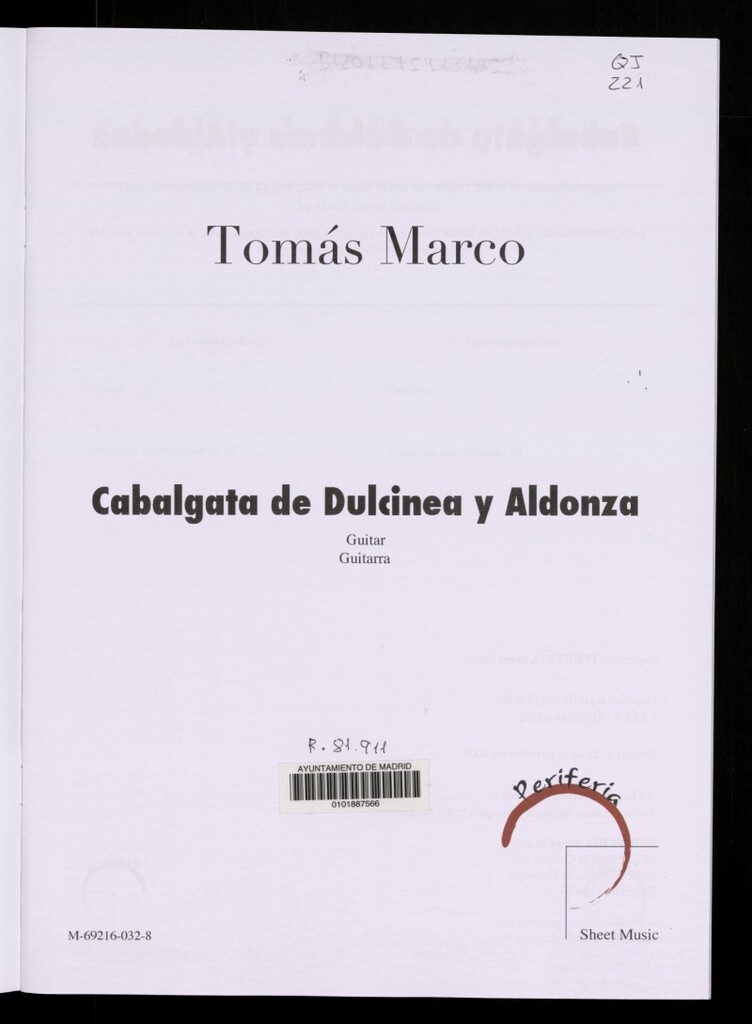 Miniatura de Cabalgata de Dulcinea y Aldonza : guitarra