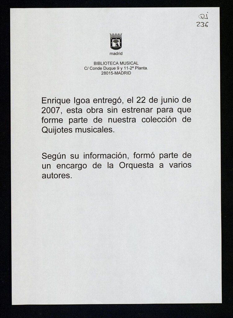 Miniatura de El sueño de Amadís : op. 45