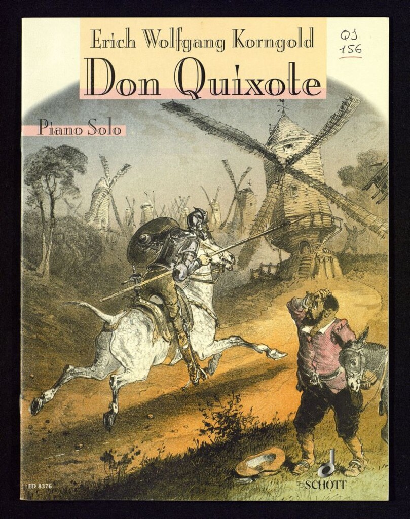 Miniatura de Don Quixote : 6 Charakterstücke für Klavier zu zwei Händen = 6 Character pieces for solo piano