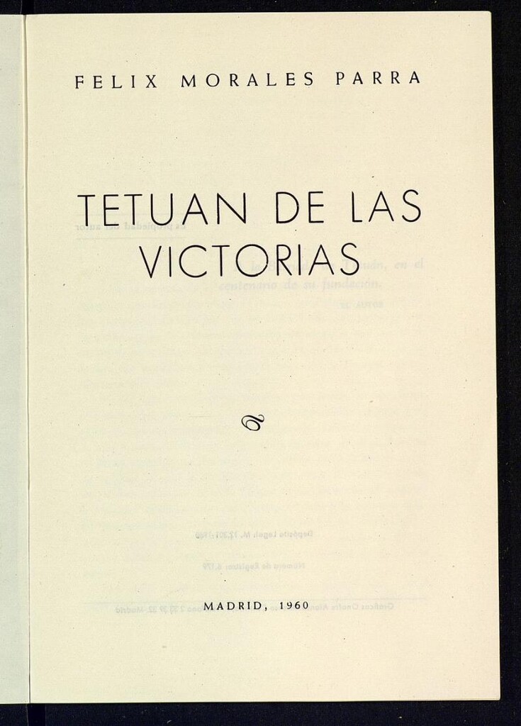 Miniatura de Tetuan de las Victorias