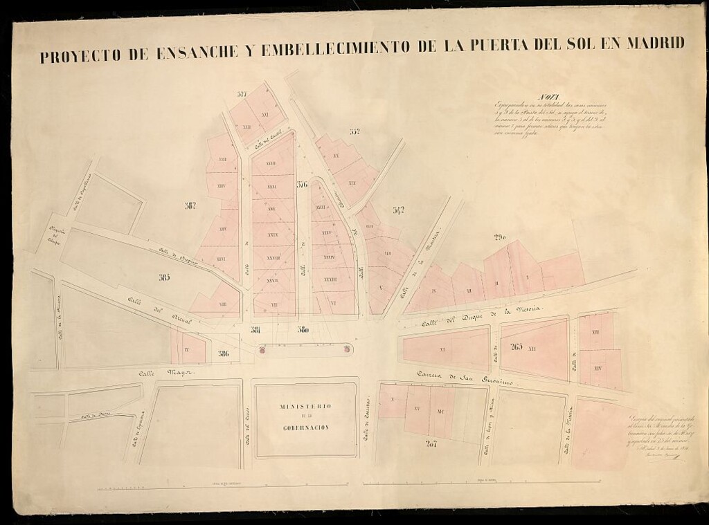 Miniatura de Proyecto de ensanche y embellecimiento de la Puerta del Sol