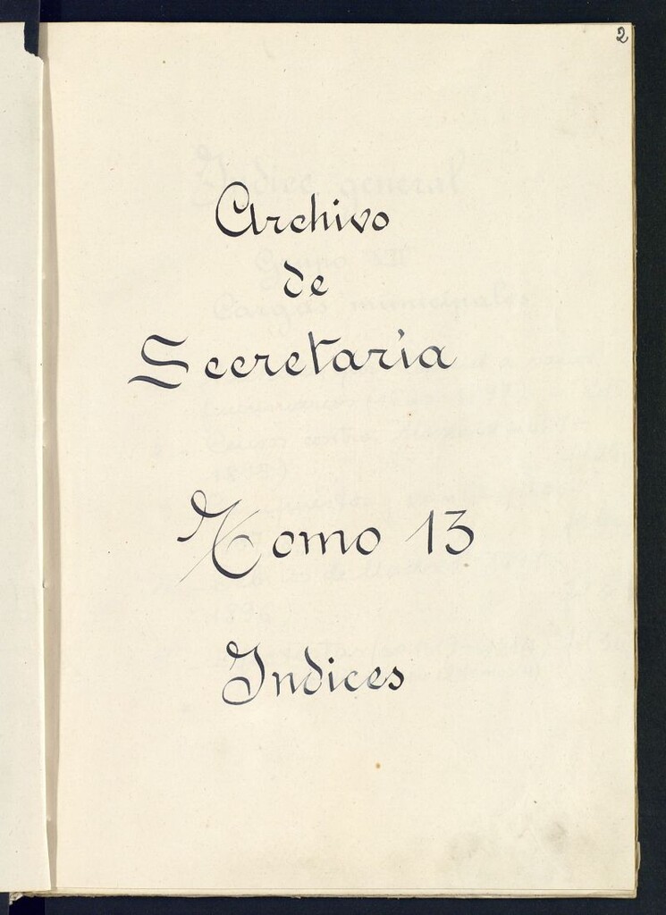 Miniatura de Inventario de Secretaría (Tomo 13): cargas municipales (1467-1898)