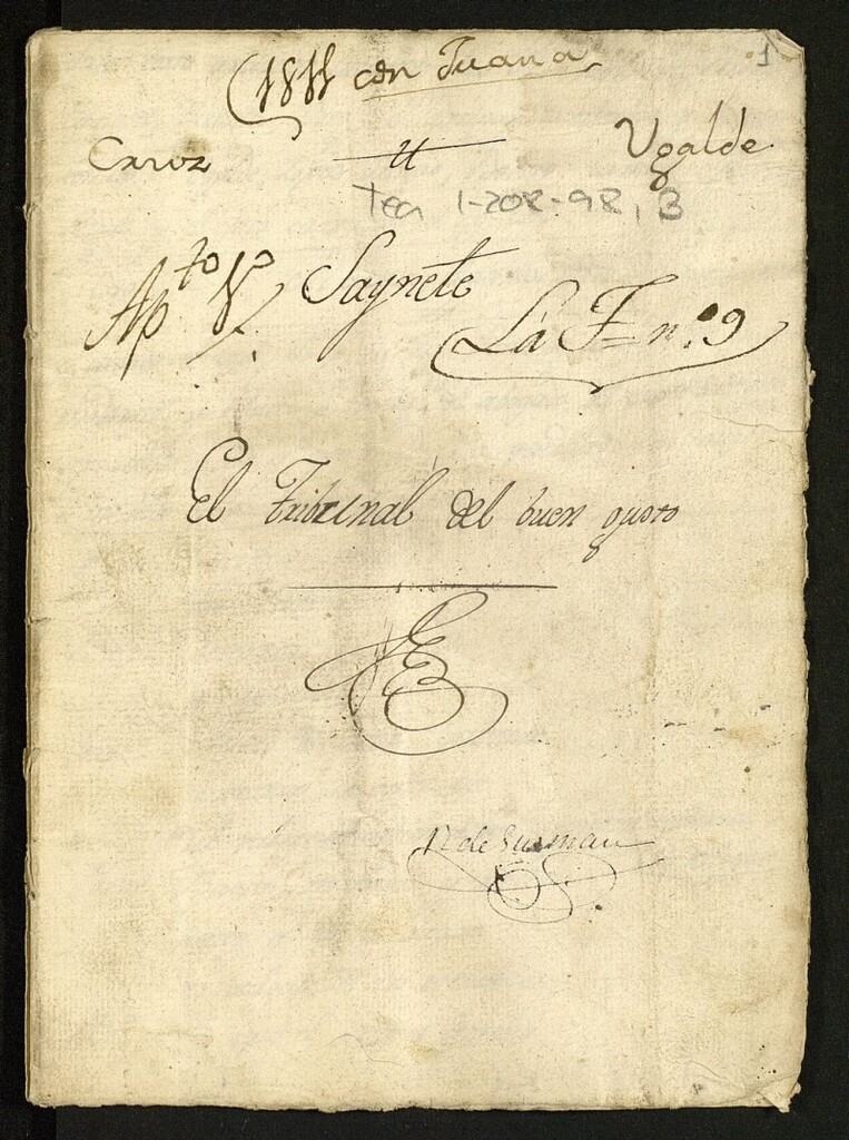 Miniatura de El tribunal del buen gusto