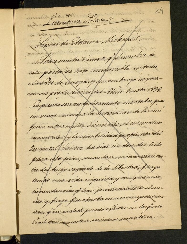 Miniatura de [Literatura polaca. Poesías de Adama Mickiewit]
