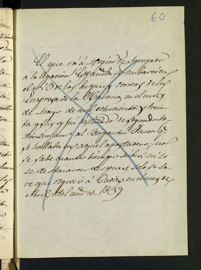 Miniatura de [Nota sobre el viaje a Méjico de un agregado de embajada en 1836]