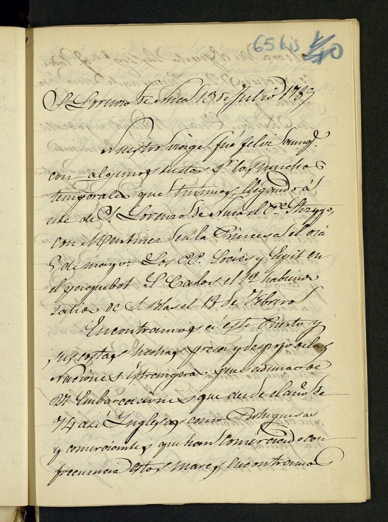 Miniatura de [Noticias del viaje a S. Lorenzo Noaka en 1789]