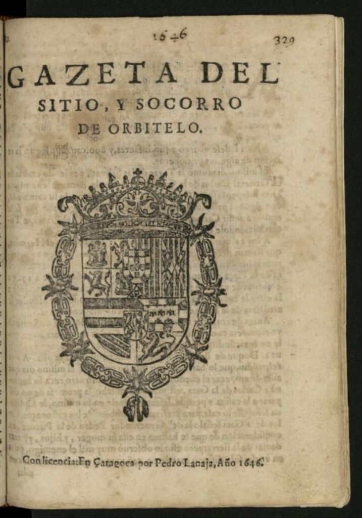 Miniatura de Gazeta del sitio, y socorro de Orbitelo