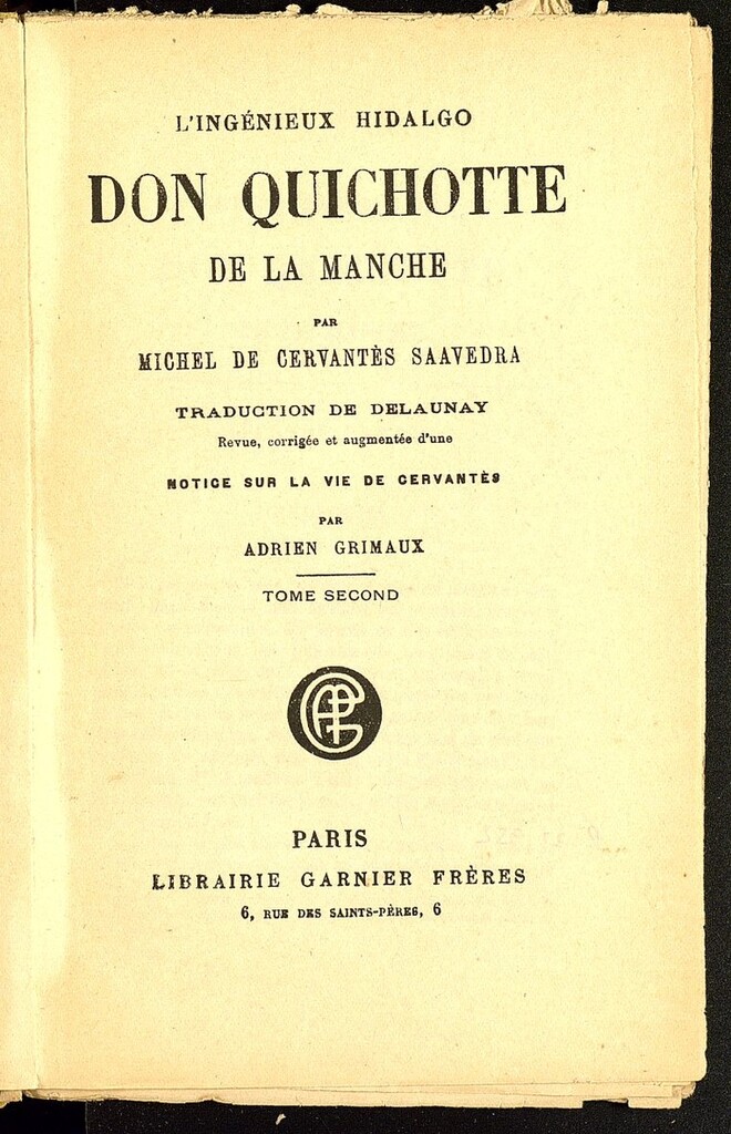 Miniatura de L´ingenieux hidalgo Don Quichotte de la Manche