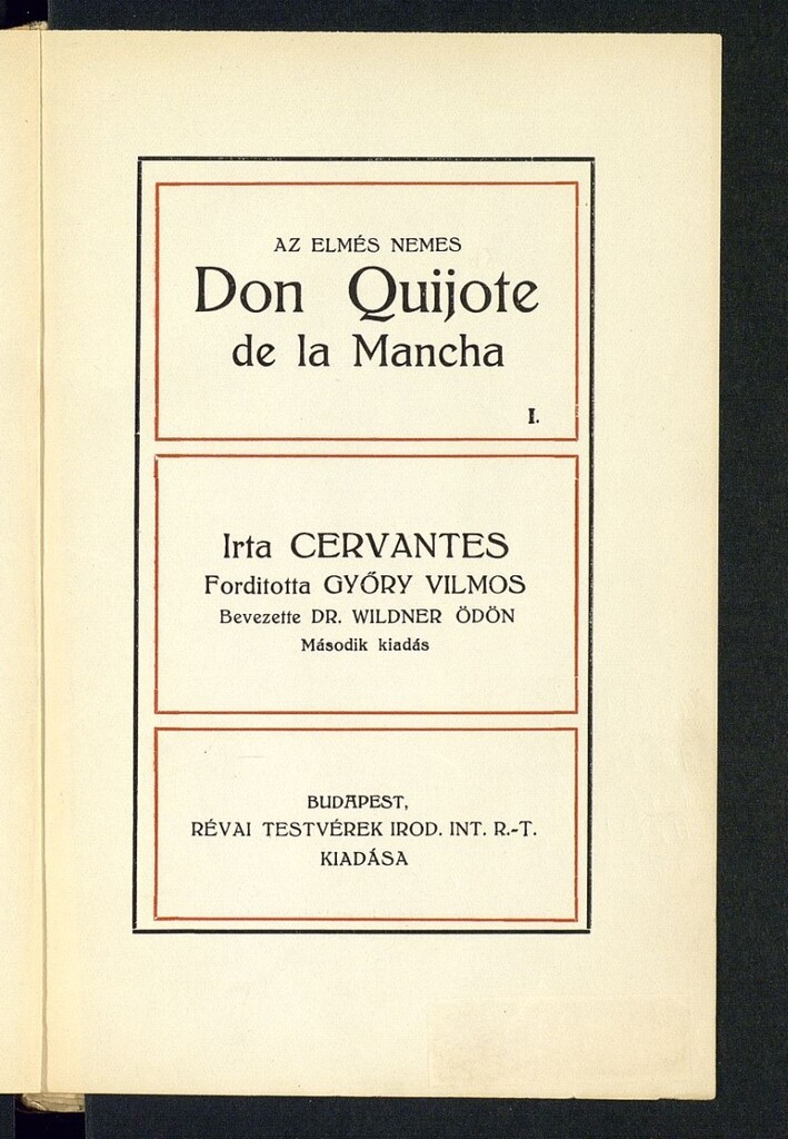Miniatura de Az elmés nemes Don Quijote de la Mancha. Tomo I
