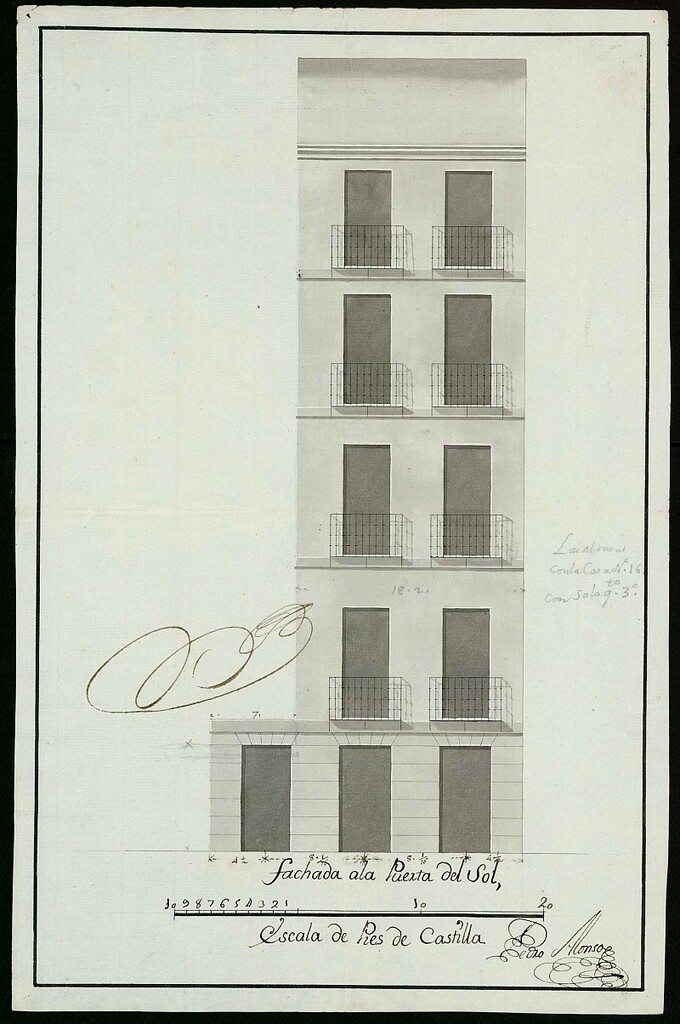 Miniatura de Licencia al Abad y Cabildo de la Iglesia Magistral de San Justo y Pastor de Alcalá de Henares para edificar una casa en la Puerta del Sol, nº 19, mª 290