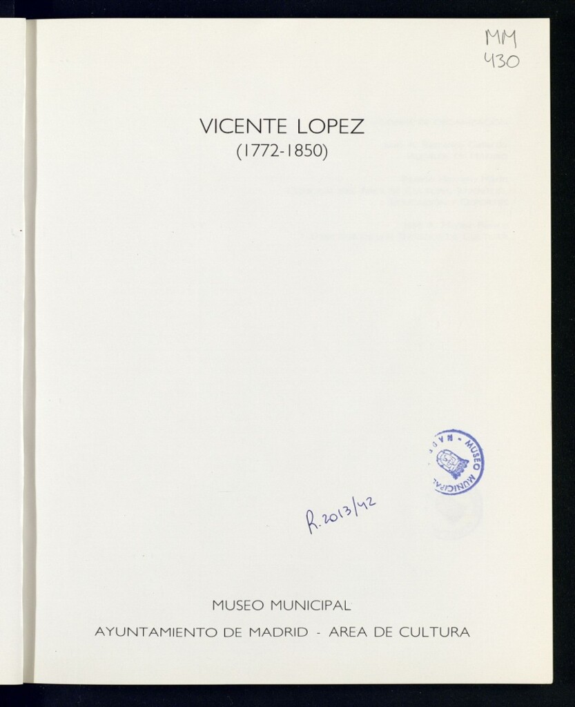 Miniatura de Vicente Lopez (1772-1850)