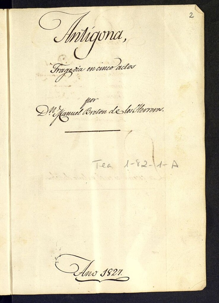 Miniatura de Antígona