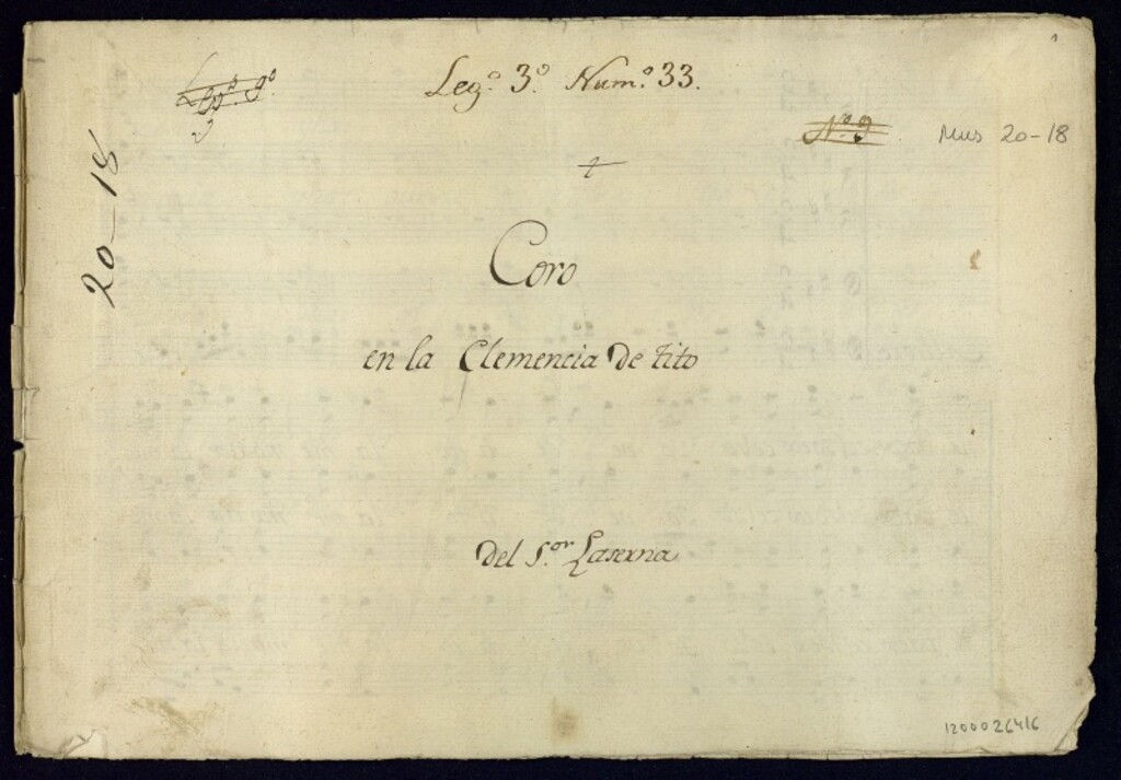 Miniatura de La clemencia de Tito