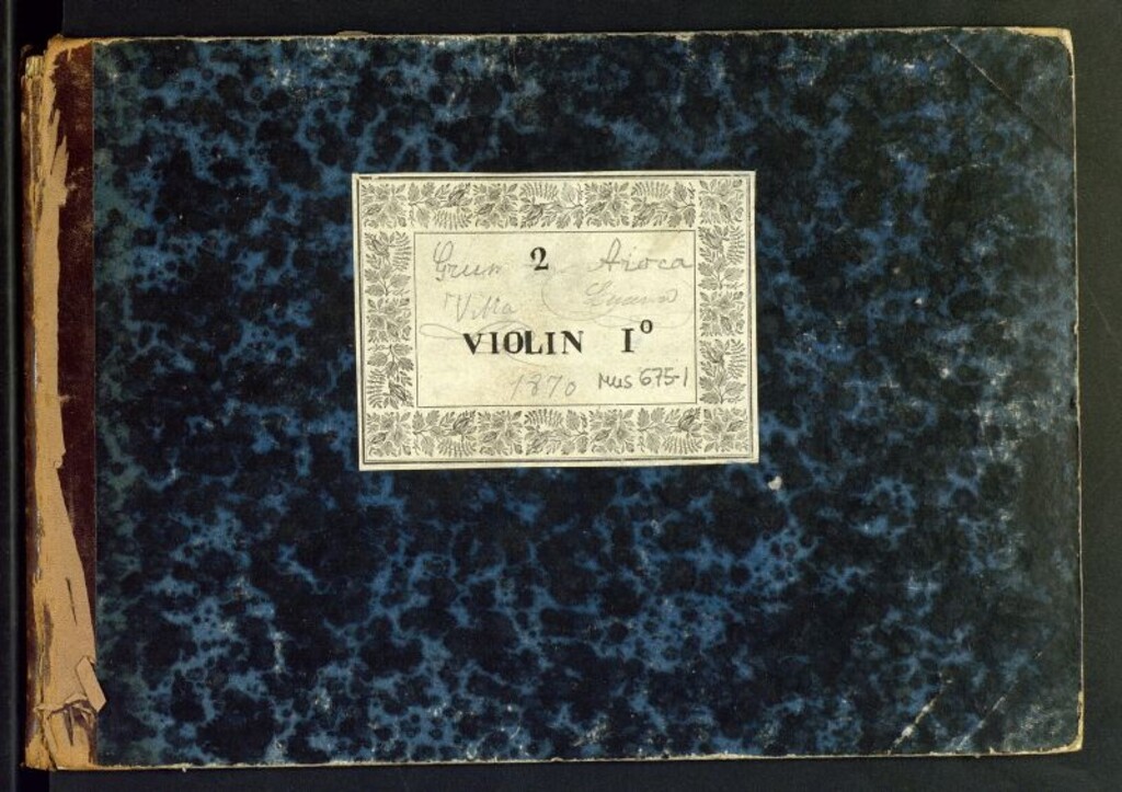 Miniatura de Partes de violín 1º (a) de diversas obras orquestales