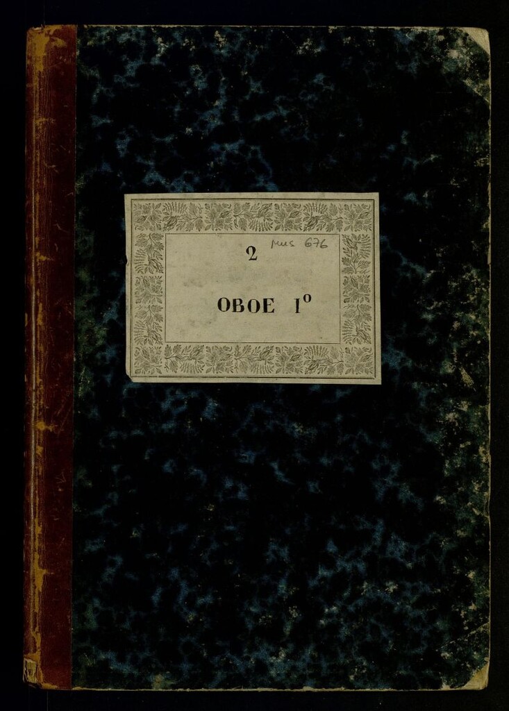 Miniatura de Partes de oboe 1º de diversas obras orquestales