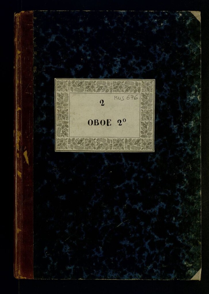 Miniatura de Partes de oboe 2º de diversas obras orquestales