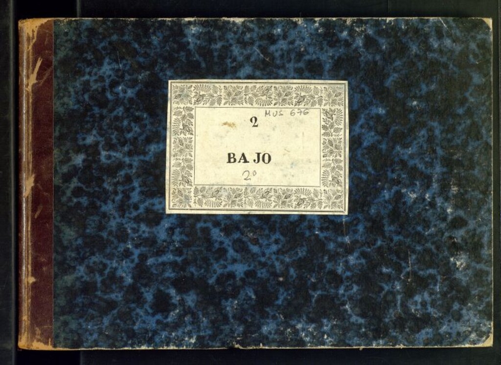 Miniatura de Partes de bajo 2º (b) de diversas obras orquestales