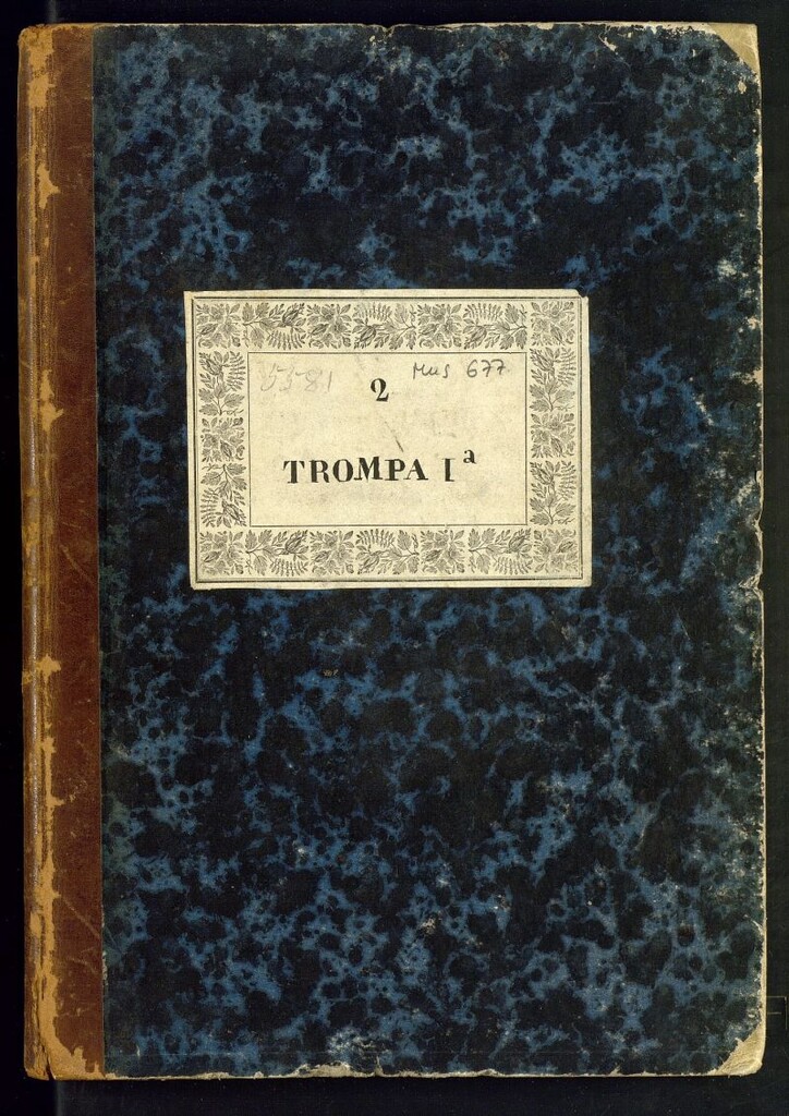 Miniatura de Partes de trompa 1ª de diversas obras orquestales