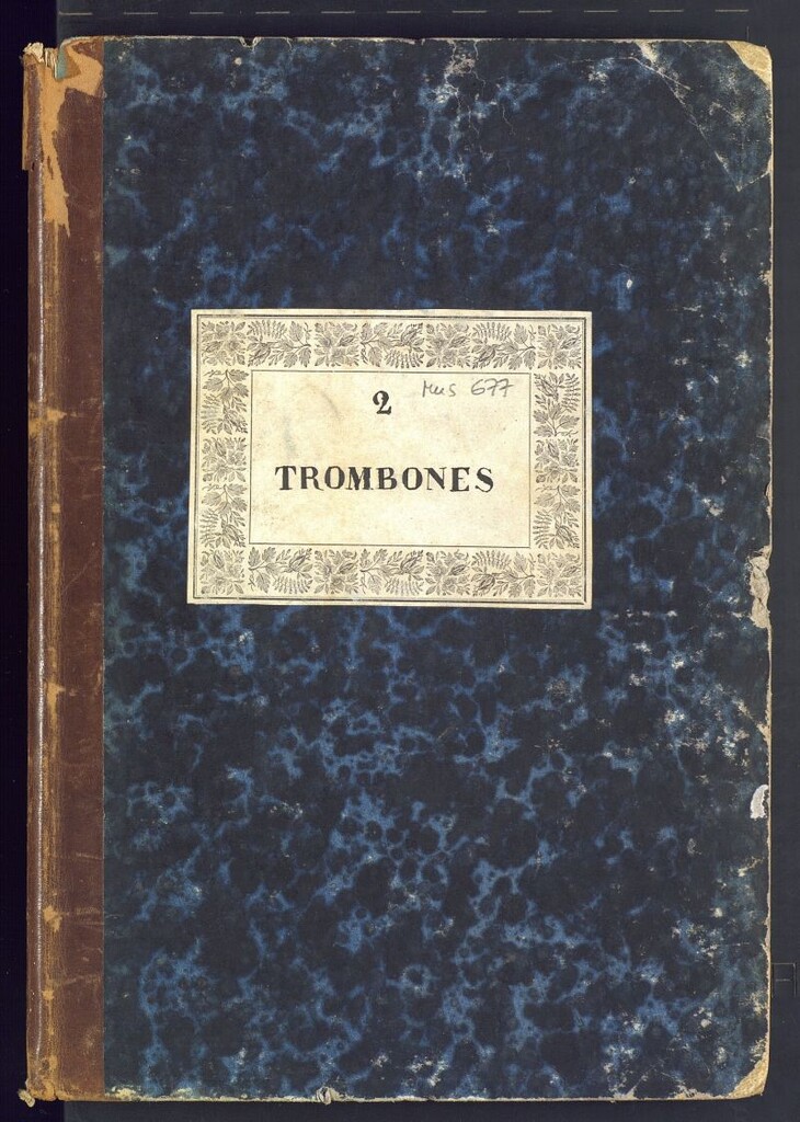 Miniatura de Partes de trombones de diversas obras orquestales