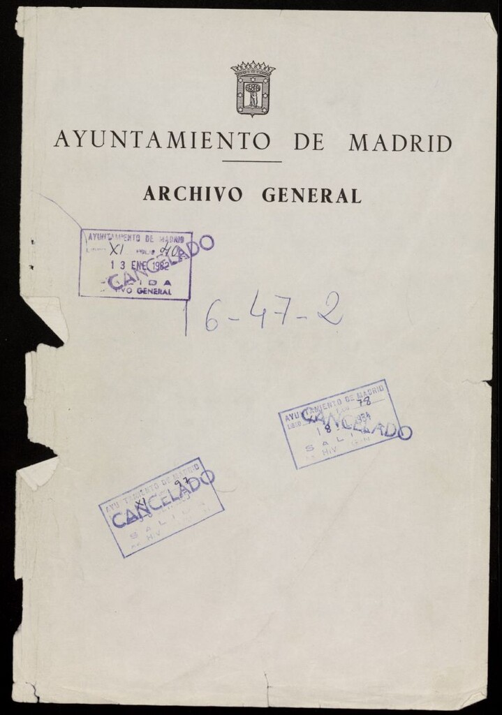 Miniatura de Licencia a Don Javier González Longoria para edificar en el solar sito en el nº 6 de la calle Fernando VI con vuelta a la de Pelayo
