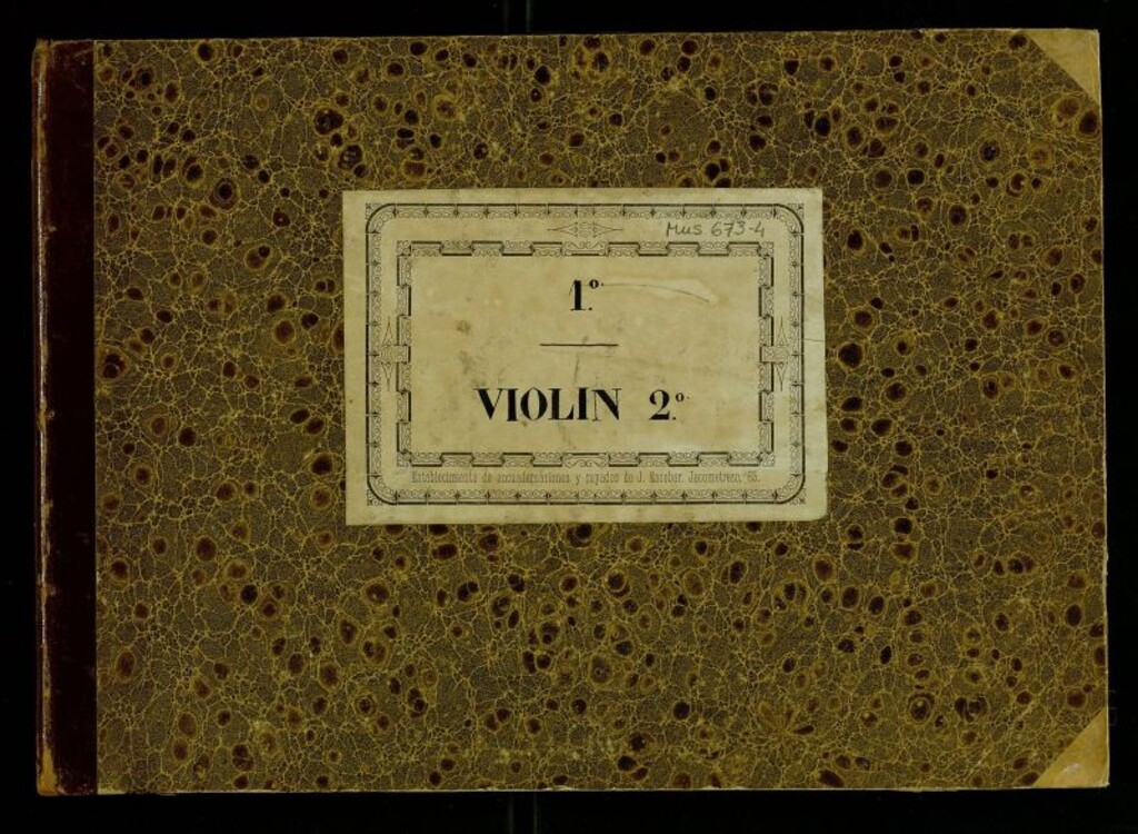 Miniatura de Partes de violín 2º de diversas obras orquestales