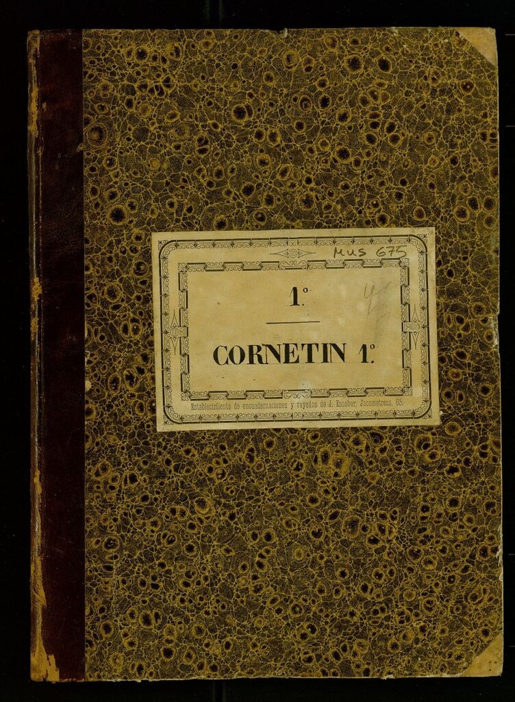 Miniatura de Partes de cornetín 1º de diversas obras orquestales