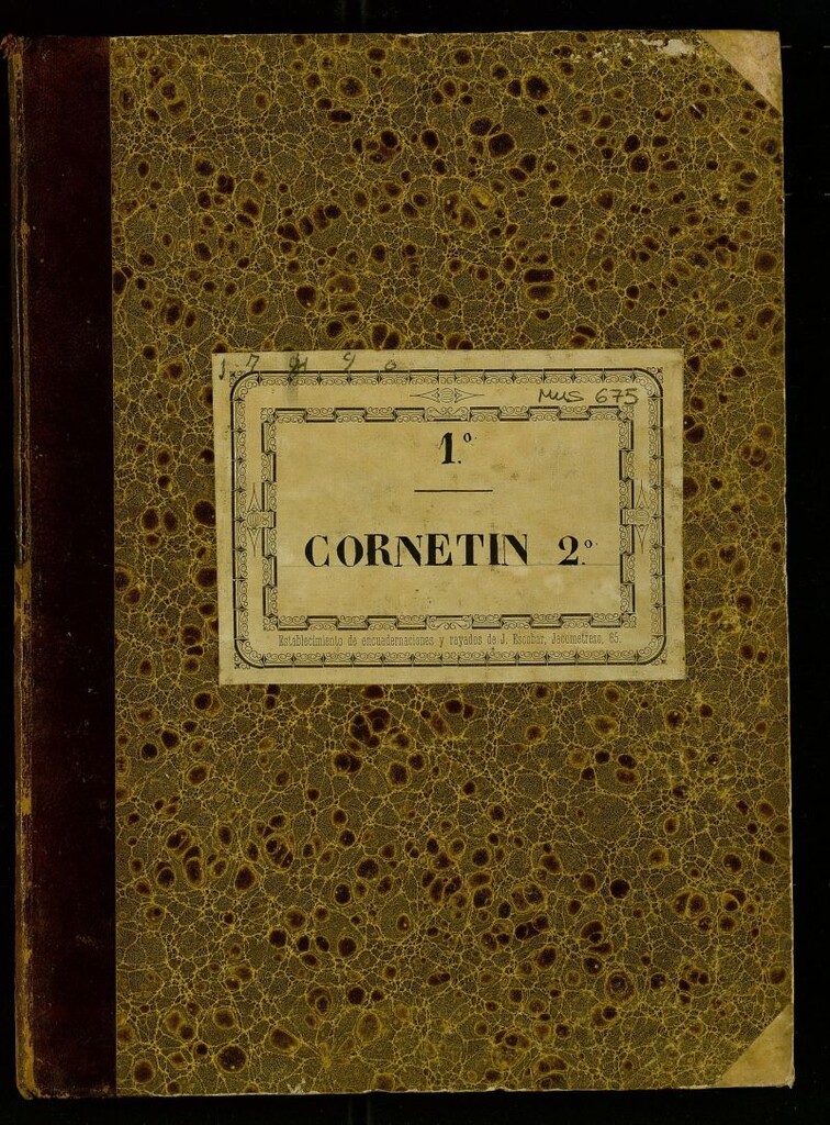Miniatura de Partes de cornetín 2º de diversas obras orquestales