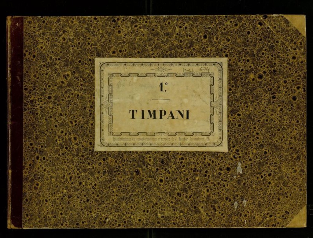 Miniatura de Partes de timpani de diversas obras orquestales