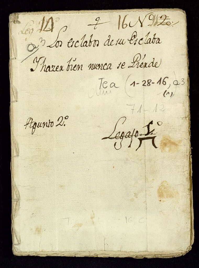 Miniatura de Los esclavos de su esclava y hacer bien nunca se pierde