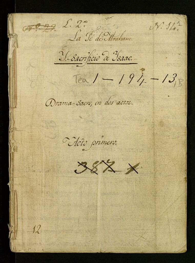 Miniatura de La fe de Abraham y sacrificio de Isaac