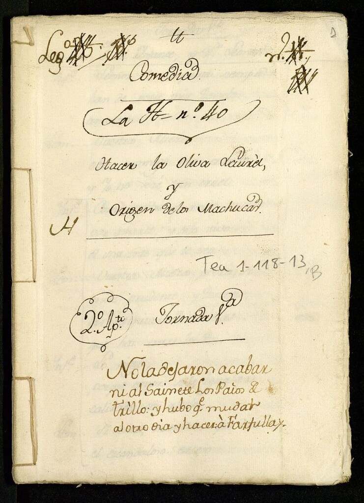 Miniatura de Hacer la oliva laurel y origen de los Machucas