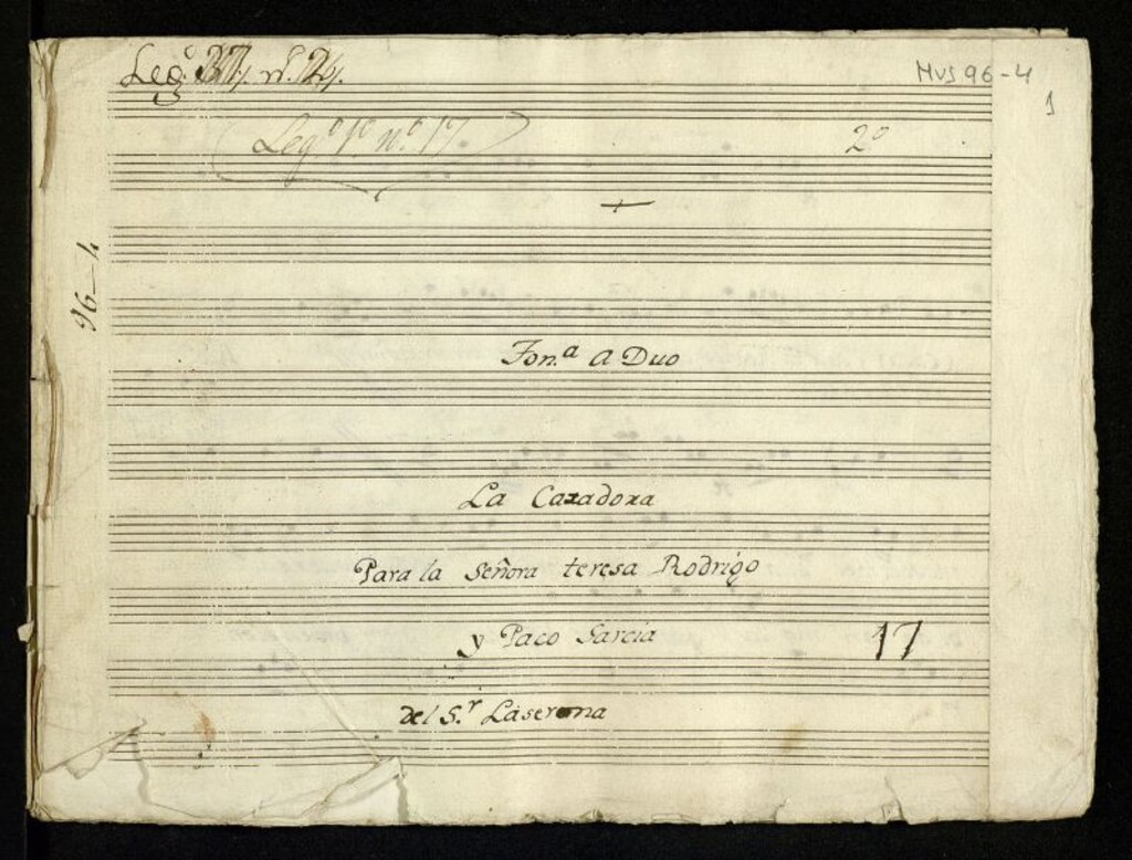 Miniatura de La cazadora (1786)