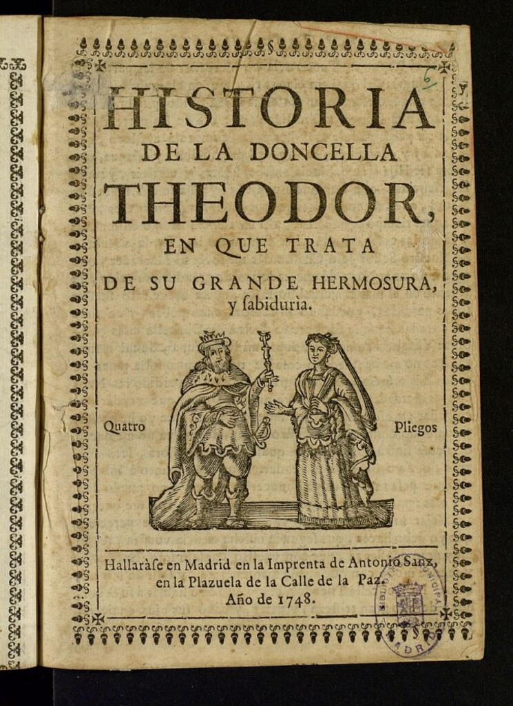 Miniatura de La doncella Teodor