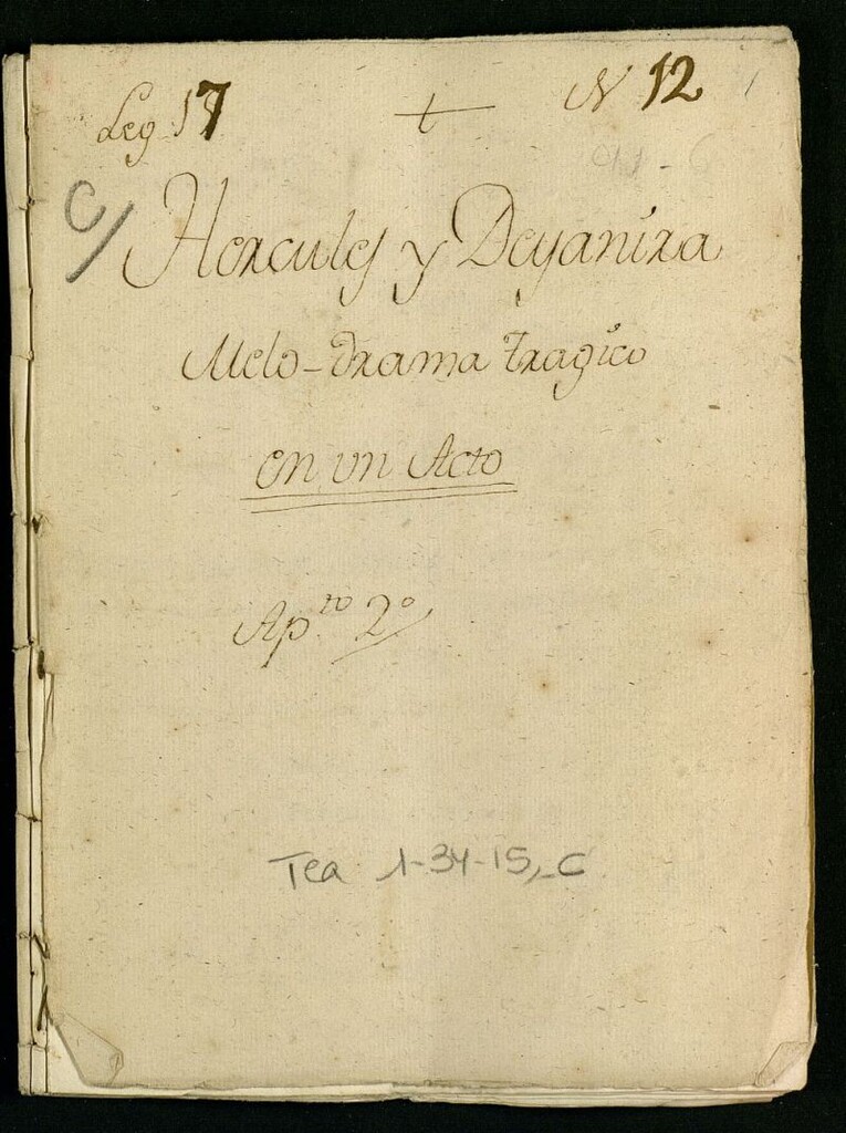 Miniatura de Hércules y Deyanira