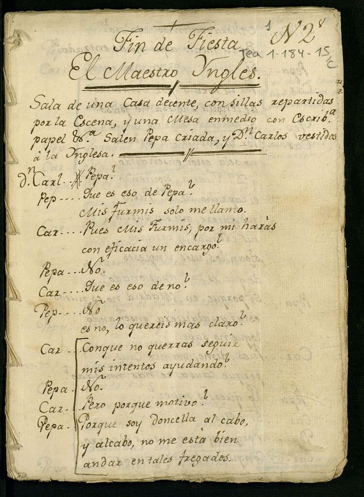 Miniatura de El maestro inglés