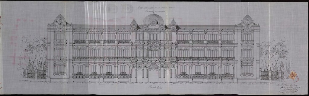 Miniatura de Denegación de licencia para construcción de un hotel en los Jardines del Retiro, actual Plaza de Cibeles