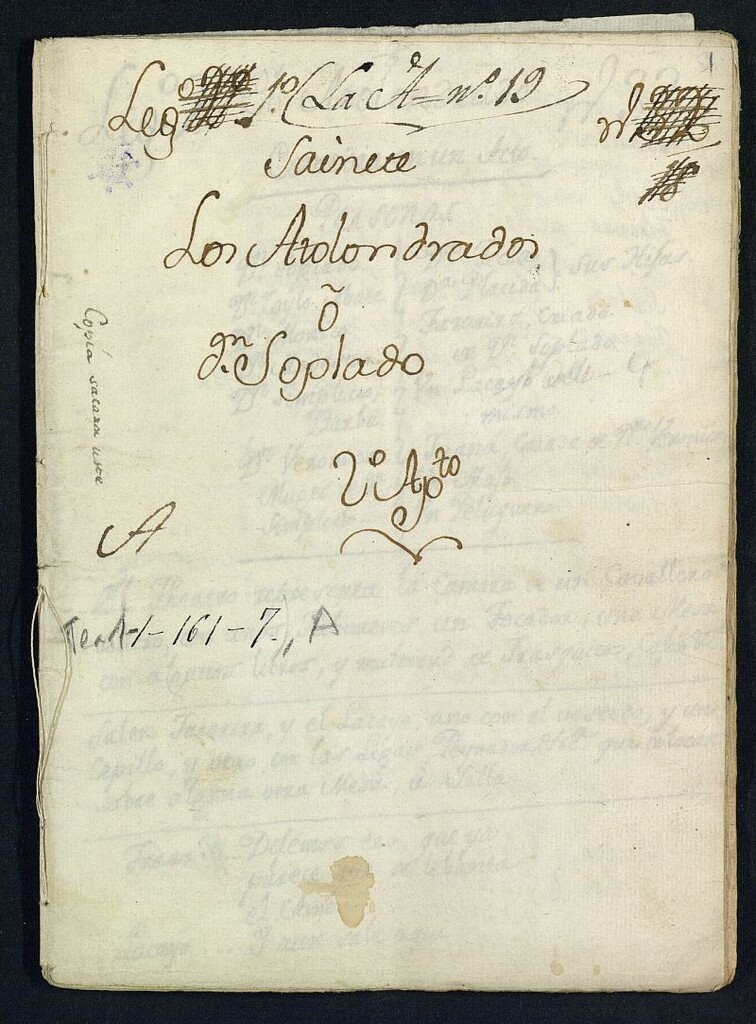 Miniatura de Los atolondrados o Don Soplado