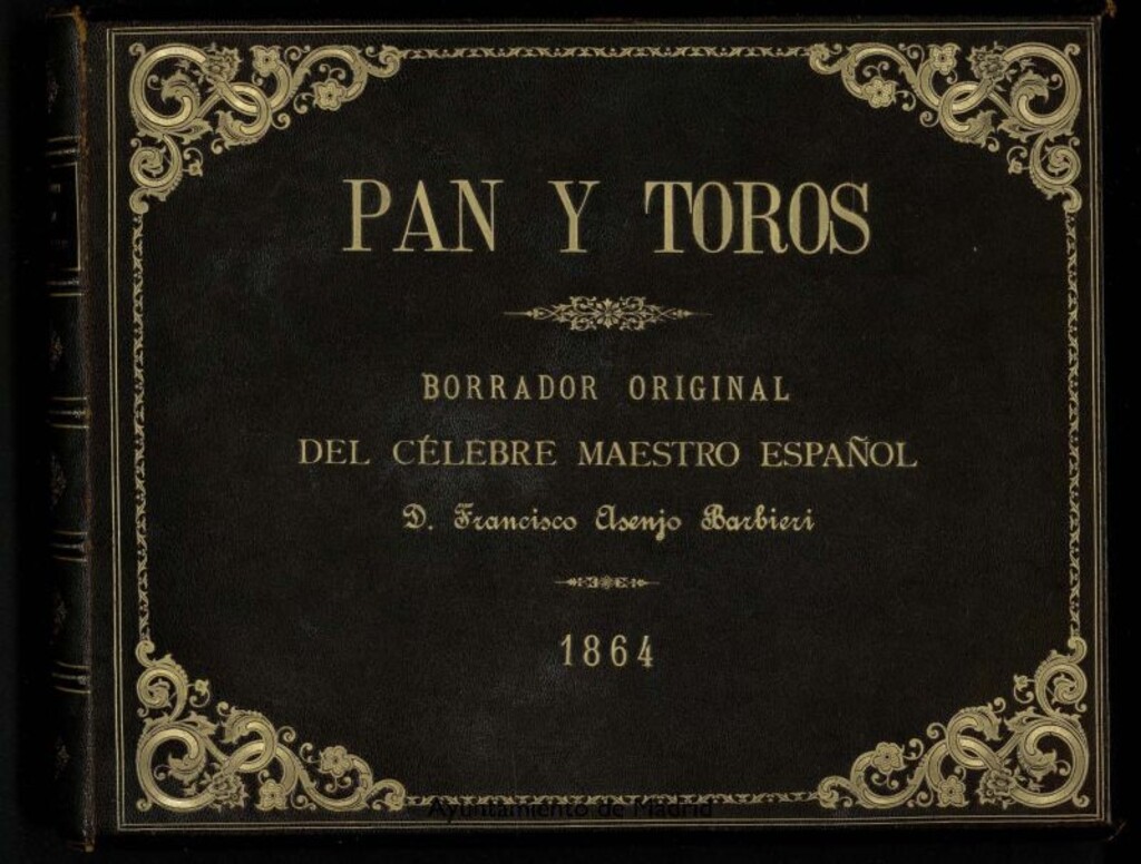 Miniatura de Pan y toros : borrador original del célebre maestro español