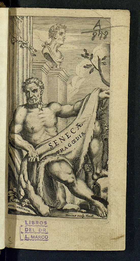 Miniatura de Senecæ tragoediæ