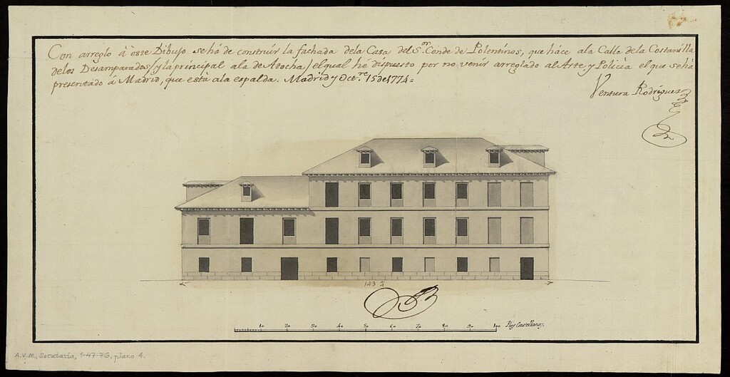 Miniatura de Corrección de fachadas de las casas del Conde de Polentinos
