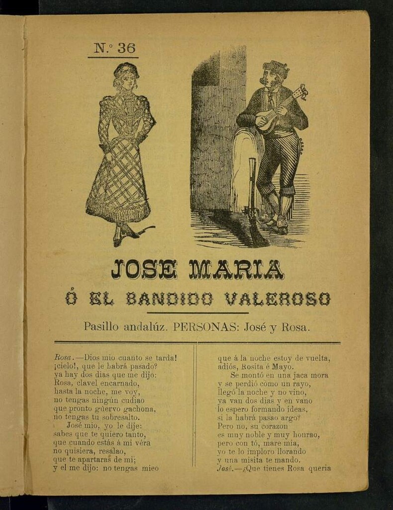 Miniatura de José María ó El bandido valeroso