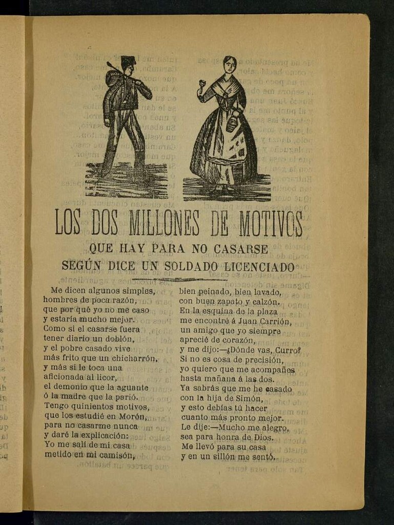 Miniatura de Los dos millones de motivos que hay para no casarse según dice un soldado licenciado