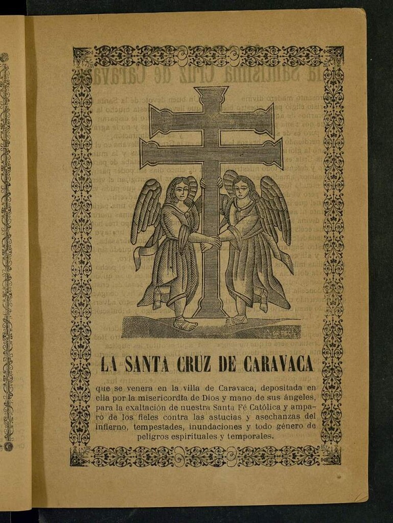 Miniatura de La Santa Cruz de Caravaca... : alabanzas a la Santísima Cruz de Caravaca