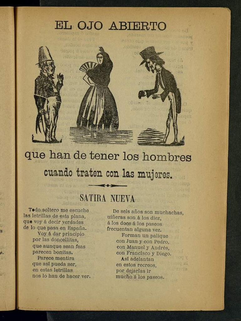 Miniatura de El ojo abierto que han de tener los hombres cuando traten con las mujeres