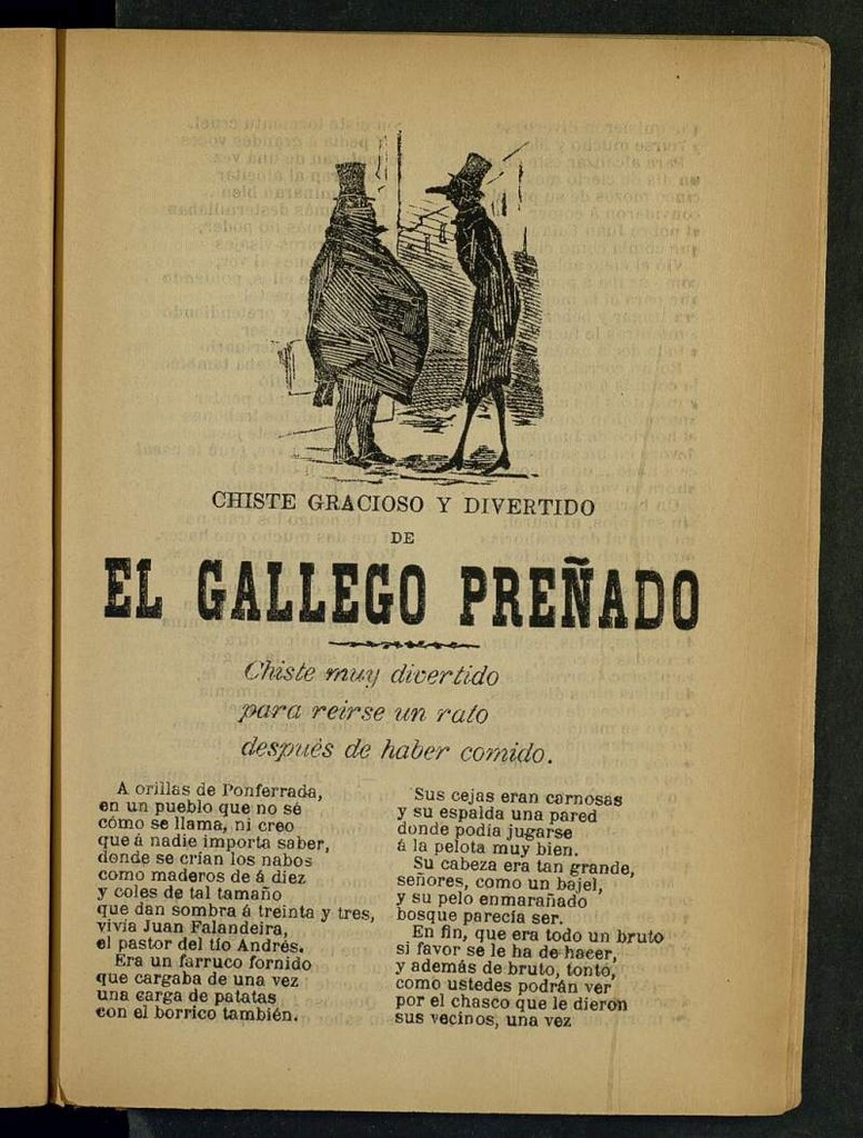 Miniatura de Chiste gracioso y divertido de el gallego preñado